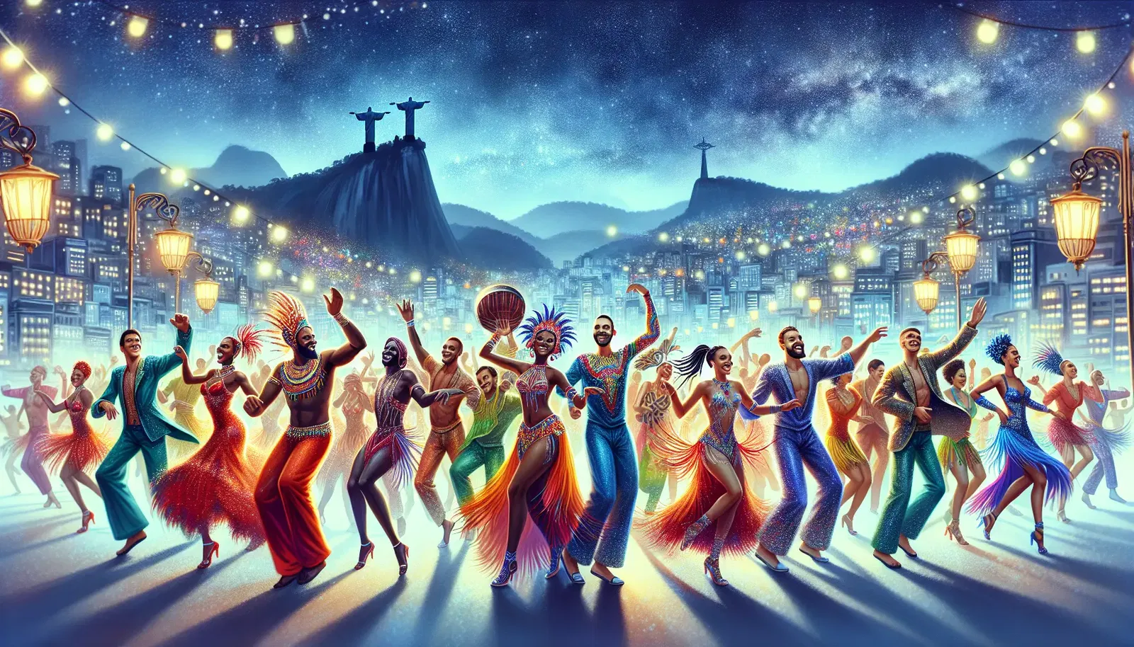 Samba-esitykset Rio de Janeirossa
