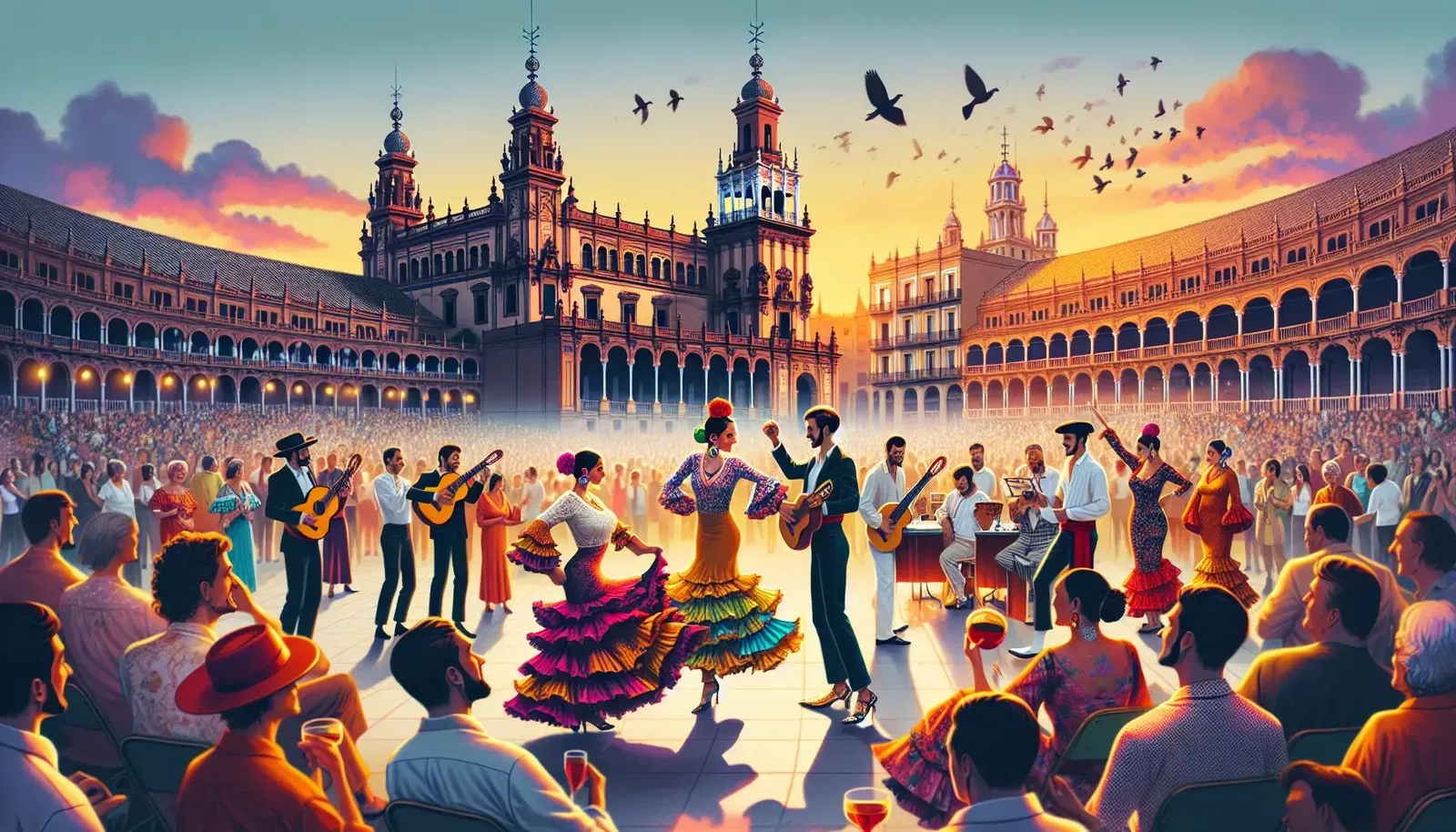 Flamenco-esitykset Sevillassa