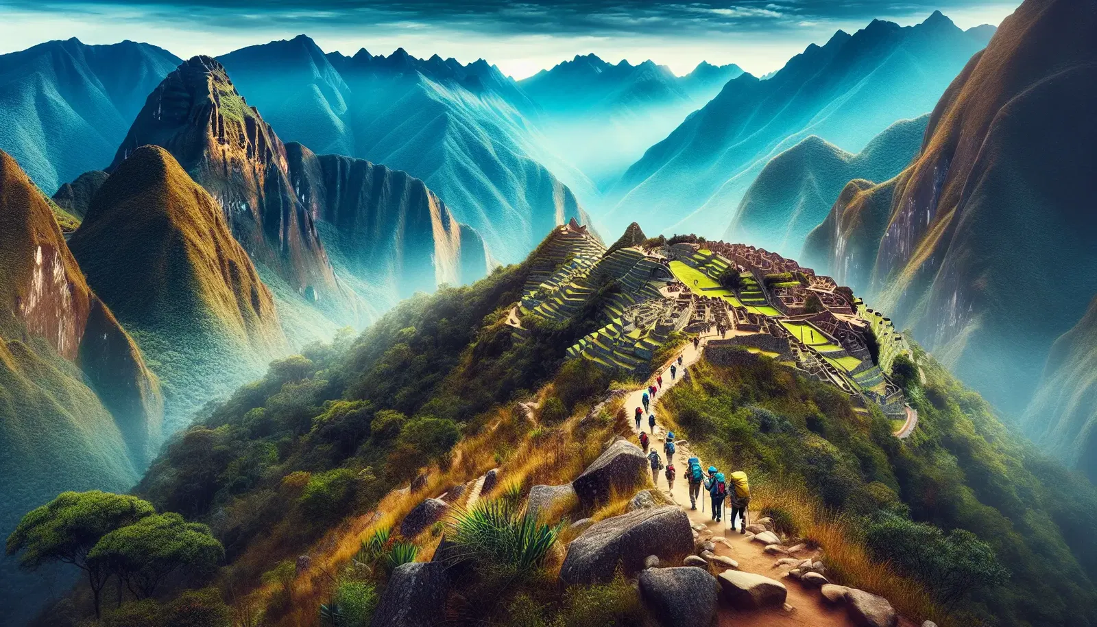 Inka-polku Machu Picchulle
